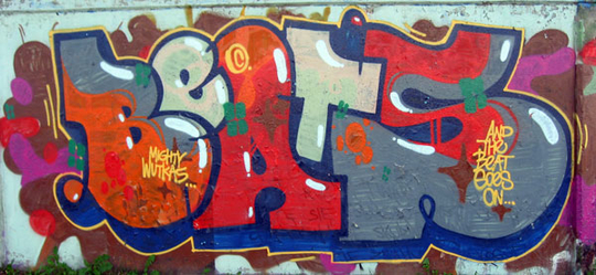 Graffiti "Beats" (Photo: Duncan C/ Novembre 2006/ Flickr-CC)