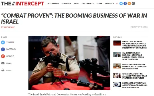 Screenshot The Intercept