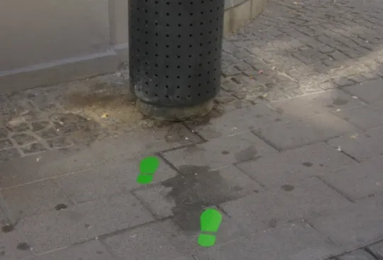 footsteps
