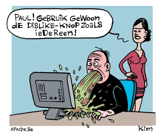 De dislike-knop