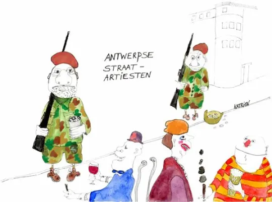Antwerpse straatartiesten