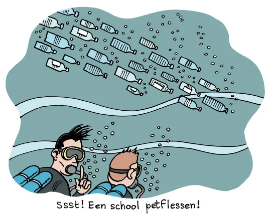 Meer plastic dan vis