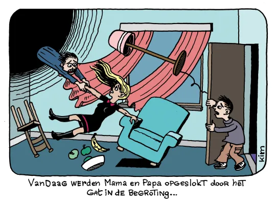 Het gat in de begroting
