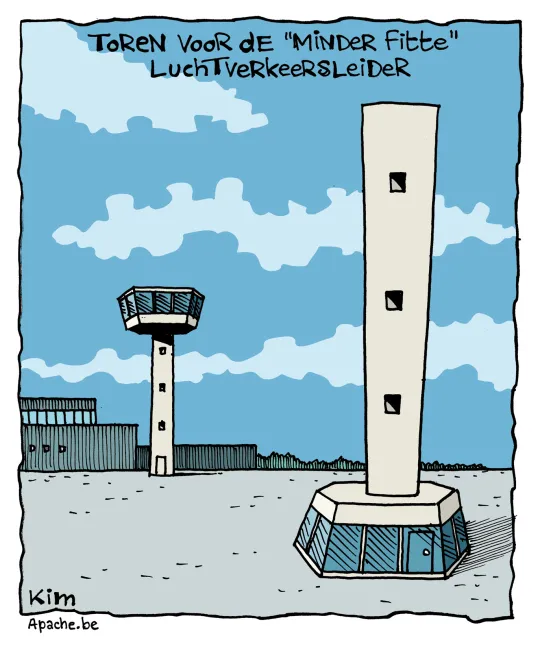 Minder fitte luchtverkeersleiders