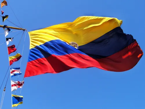 De Colombiaanse vlag (Foto cactusdude666)