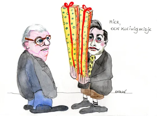 Cadeautje van De Wever aan Piqueur