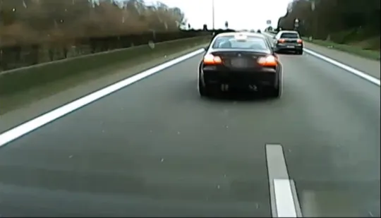 "Wegpiraat, of gewoon een beetje gehaast?"