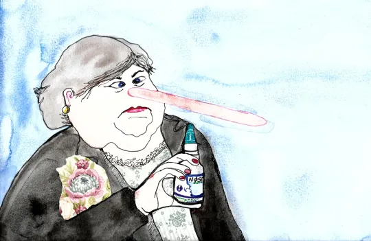 Neusspray voor Maggie De Block