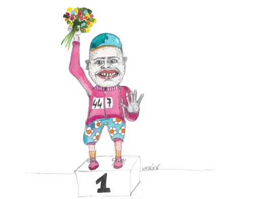 Theo, kampioen van de uitzettingen