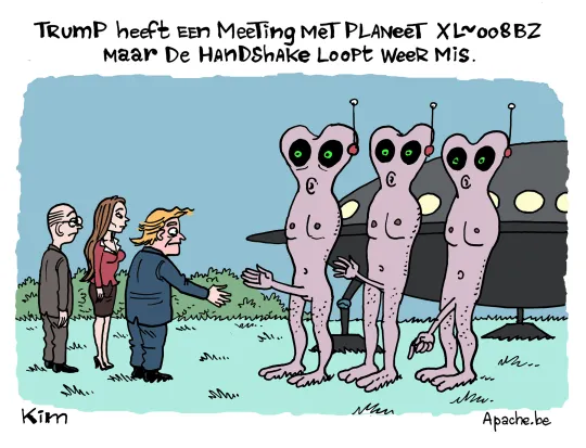 Trump handshake
