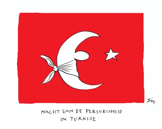 Nacht van de persvrijheid in Turkije