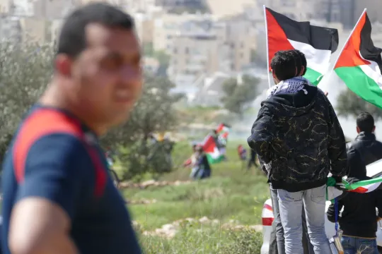 protest in bilin 2015 jan walraven