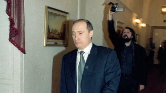 Vladimir Poetin en Vital Mansky (c) Vital Mansky