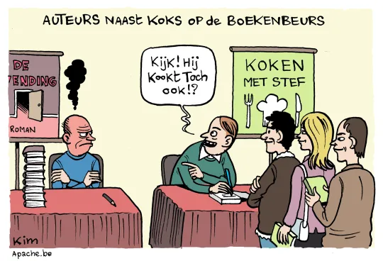 Koken op de boekenbeurs