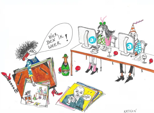 De kerstvakantie is voorbij
