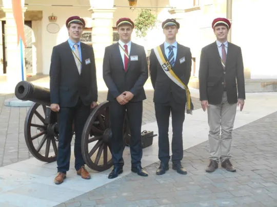 Rien Vandenberghe, Dries Van Langenhove, Jan De Backer en Robin Vandenberghe