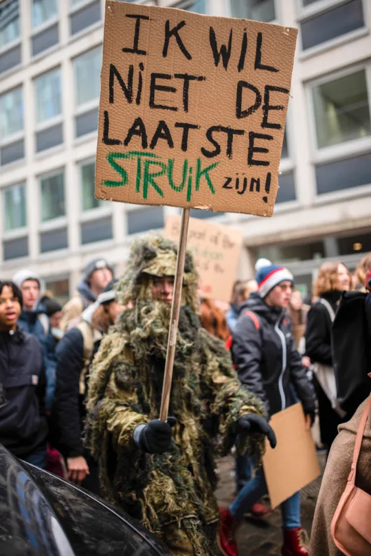 Tijd voor actie op internationaal niveau. (Foto: StampMedia © Nel Berens)