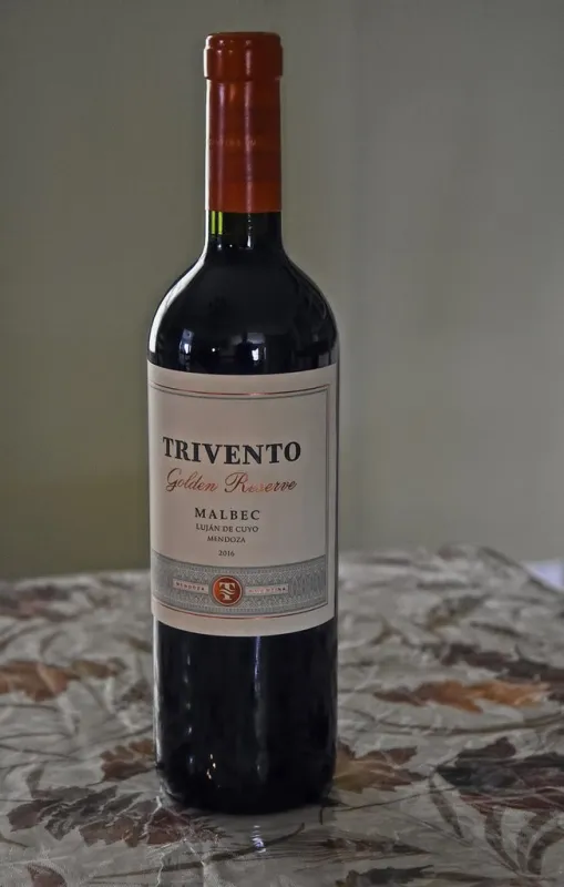 wine on table