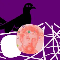 De Apache-duif heeft een eitje in haar nest waarin je een illustratie over AI kan zien.